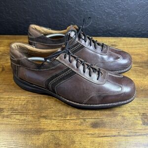 Johnston & Murphy Shoes Mens Size 11 Brown Leather Lace-Up Casual Driving‎ Suede
